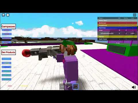 roblox superhero tycoon ძაან დებილობა გამოდგა იარაღებიანად :-(